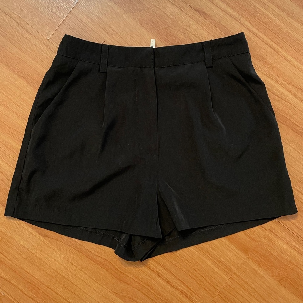 Kirra Satin Black Shorts